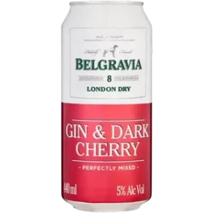 Belgravia Gin & Dark Cherry Can 440ml