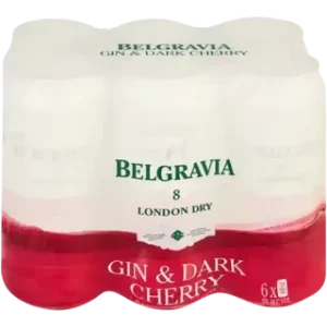 Belgravia Gin & Dark Cherry Cans 6 x 440ml