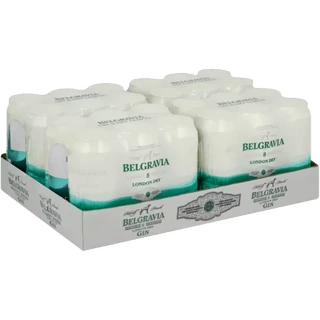 Belgravia Gin & Dry Lemon Can 4x(6x440ml)