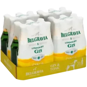 Belgravia Gin & Tonic Bottles 24 x 275ml