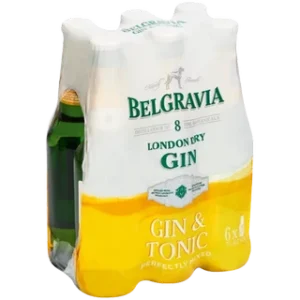 Belgravia Gin & Tonic Bottles (6x275ml)