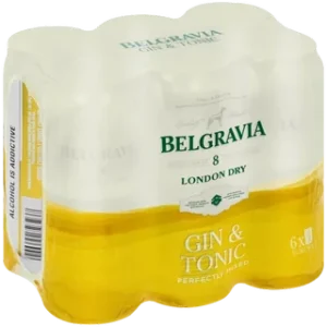 Belgravia Gin & Tonic Can  (6x440ml)