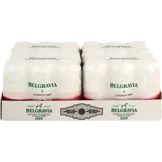 Belgravia London Dry Gin & Dark Cherry Cans 24 x 440ml