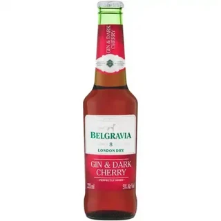 Belgravia London Dry Gin & Dark Cherry Spirit Cooler Bottle 275ml