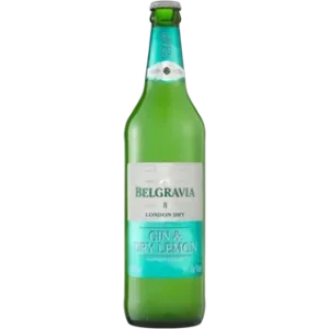 Belgravia London Dry Gin & Dry Lemon Spirit Cooler Bottle 660ml