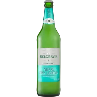 Belgravia London Dry Gin & Dry Lemon Spirit Cooler Bottle 660ml