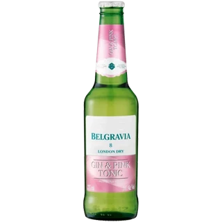 Belgravia London Dry Gin & Pink Tonic Bottle 275ml