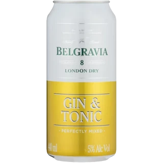 Belgravia London Dry Gin & Tonic Can 440ml