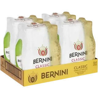 Bernini Classic Sparkling Grape Frizzante Bottles 24 x 275ml