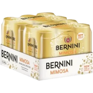 Bernini Mimosa Sparkling Spritzer Cans 2x(6 x 500ml)