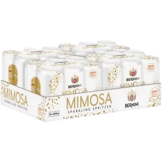 Bernini Mimosa Sparkling Spritzer Cans 24 x 300ml