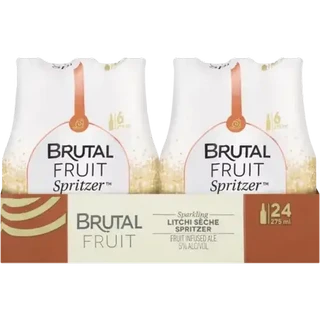 Brutal Fruit Litchi Sèche Spritzer Bottles 24 x 275ml