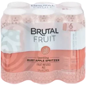 Brutal Fruit Ruby Apple Spritzer (6 x 500ml)