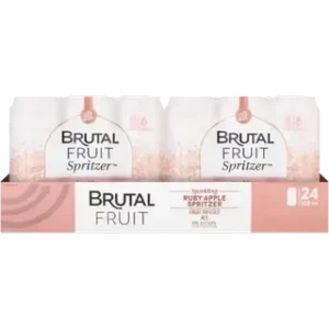 Brutal Fruit Ruby Apple Spritzer Cans 4x(6 x 500ml)