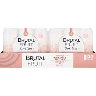 Brutal Fruit Ruby Apple Spritzer Cans 24 x 500ml