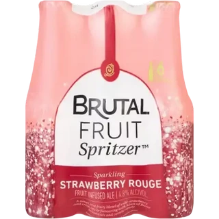 Brutal Fruit Strawberry Rouge Spritzer 6 x 275ml