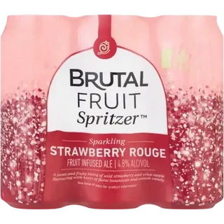 Brutal Fruit Strawberry Rouge Spritzer 6 x 500ml