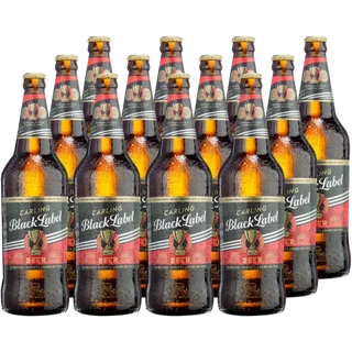 Carling Black Label Beer Bottles 12 x 750ml