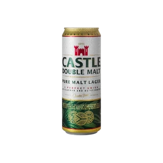 Castle Double Malt Pure Malt Lager Beer Can 410ml