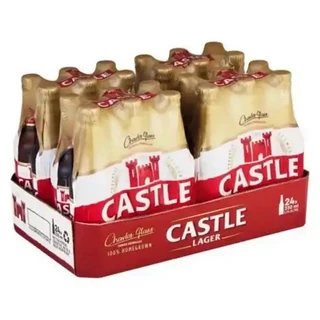 Castle Lager Beer Bottles 24 x 330ml
