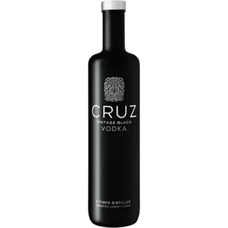 Cruz Vintage Black Vodka Bottle 750ml