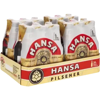 Hansa Pilsener Beer Bottles 24 x 330ml