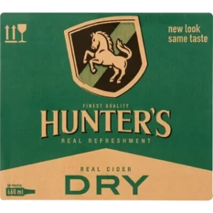Hunter's Dry Cider Bottles (12 x 660ml)