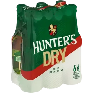 Hunter's Dry Cider Bottles 6 x 330ml