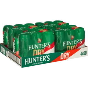 Hunter's Dry Cider Cans 4x(6 x 440ml