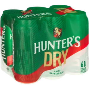 Hunter's Dry Cider Cans (6 x 440ml)