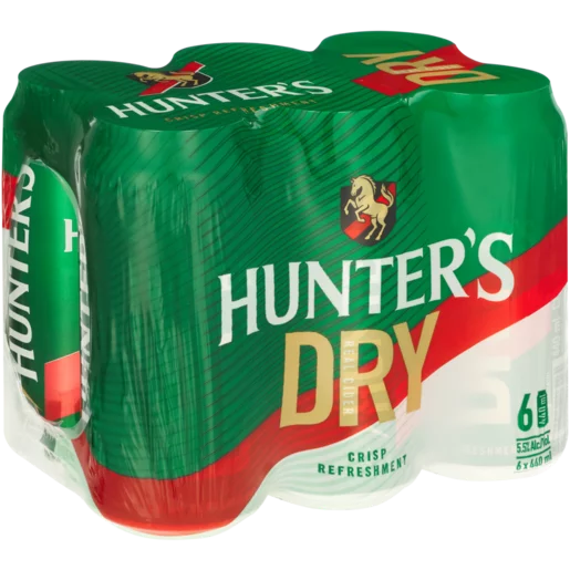 Hunter's Dry Cider Cans 6 x 440ml