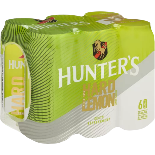 Hunter's Hard Lemon Cider Cans 6 x 440ml