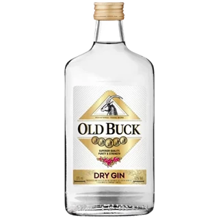 Old Buck Dry Gin Bottle 375ml
