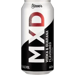 Redd's MXD Vodka & Guarana Flavoured Spirit Cooler Can 440ml