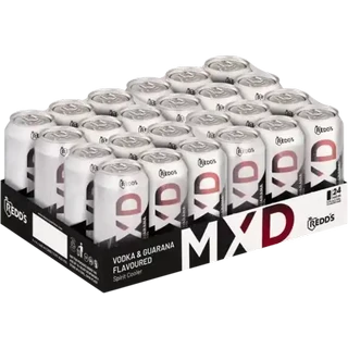 Redd's MXD Vodka & Guarana Flavoured Spirit Cooler Cans 24 x 440ml