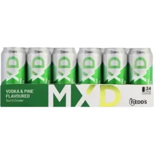 Redd's MXD Vodka & Pine Flavoured Spirit Cooler Cans 24 x 440ml