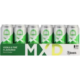 Redd's MXD Vodka & Pine Flavoured Spirit Cooler Cans 24 x 440ml