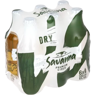 Savanna Dry Premium Cider Bottles 6 x 330ml