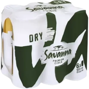 Savanna Dry Premium Cider Cans 6 x 500ml