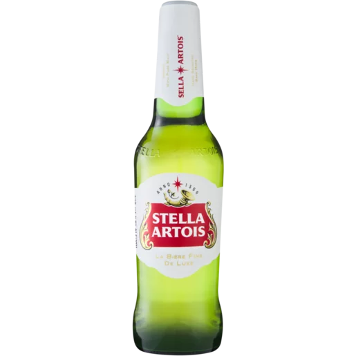 Stella Artois Pure Malt Lager Beer Bottle 330ml