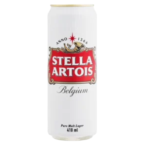 Stella Artois Pure Malt Lager Beer Can 410ml