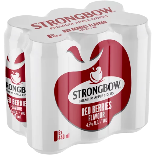 Strongbow Red Berries Flavour Premium Apple Cider Cans 6 x 440ml