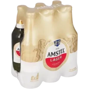 Amstel Premium Lager Beer Bottles 6x330ml
