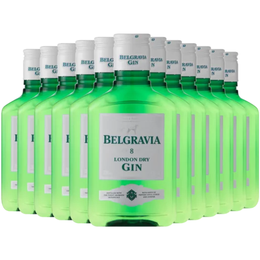 Belgravia London Dry Gin Bottles (12x200ml)