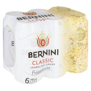 Bernini Classic Grape Can (6x440ml)