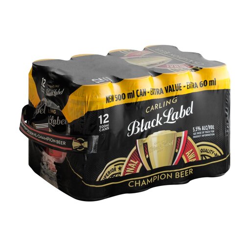 Carling Black Label Can (12 x 500ml)