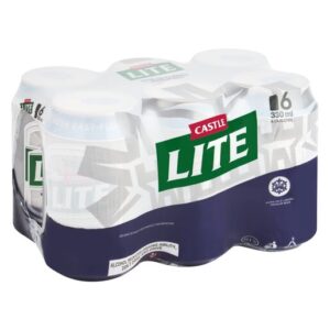 Castle Lite Can (6 x 330ml)