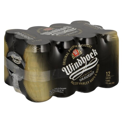 Windhoek Draught Can (12 x 440ml)