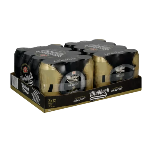 Windhoek Draught Can 4x(6 x 440ml)