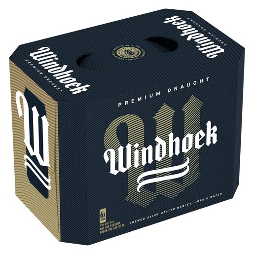 Windhoek Draught Can (6 x 440ml)